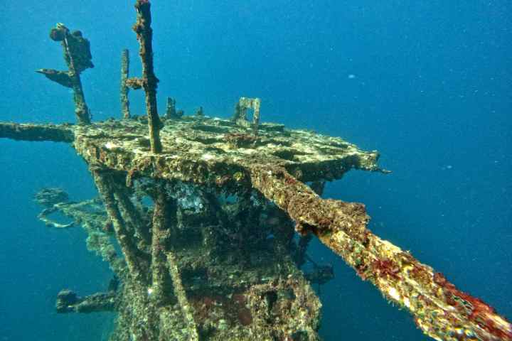HMAS Swan Wreck crows nest